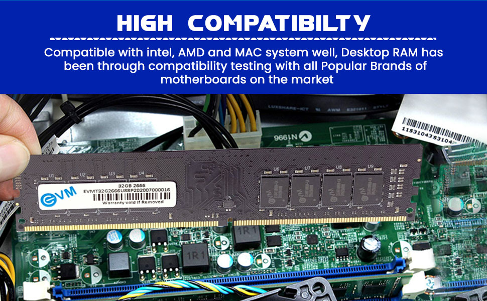 EVM-32GB-DDR4-Desktop-RAM-2666MHz-Update-Your-Desktops-Performance-CL15-Latency-
