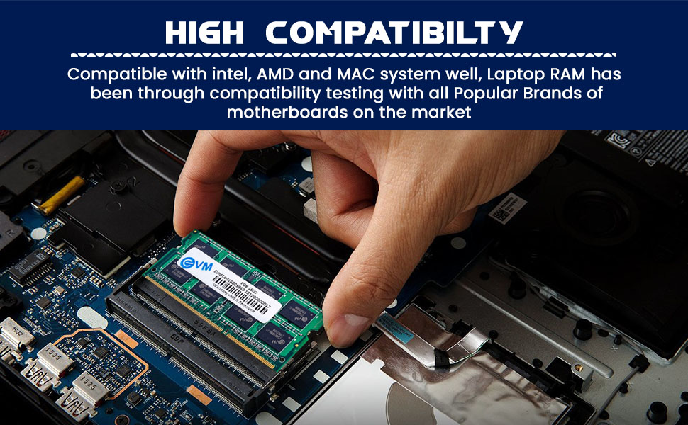 EVM-4GB-DDR3-Laptop-RAM-1600MHz-So-DIMM-Memory-High-Speed-Performance-Low-Voltag