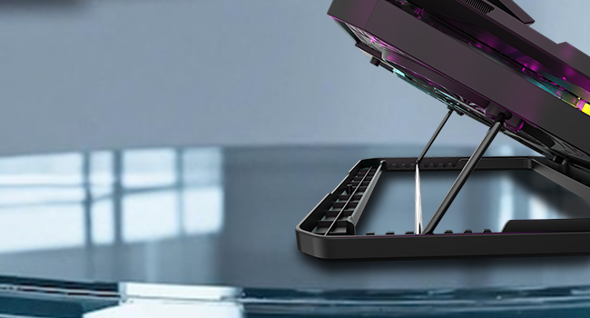EvoFox-Blizzard-RGB-Cooling-Pad-for-Gaming-Laptop-with-Transparent-Upper-Surface