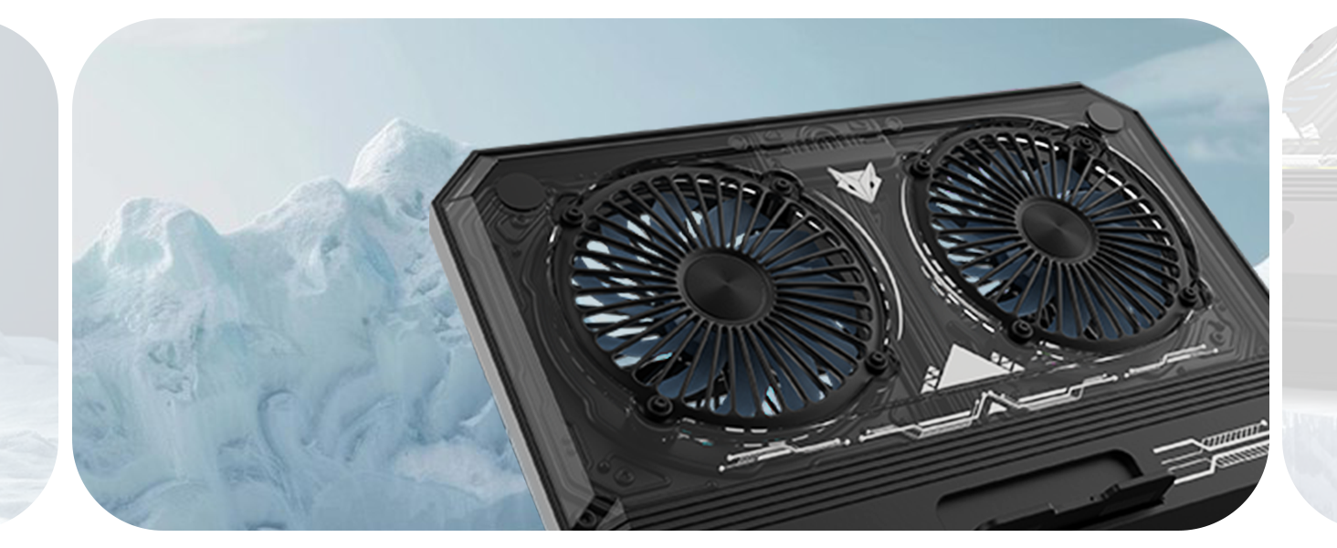 EvoFox-Blizzard-RGB-Cooling-Pad-for-Gaming-Laptop-with-Transparent-Upper-Surface
