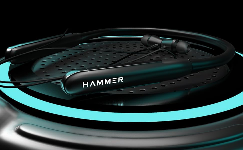HAMMER-Sting-20-Wireless-Bluetooth-in-Ear-Neckband-with-Mic-Black-Sting-20-