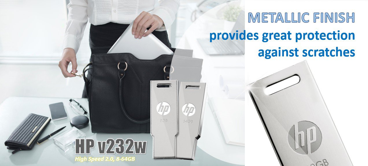 HP V232w 64GB Pen Drive Silver