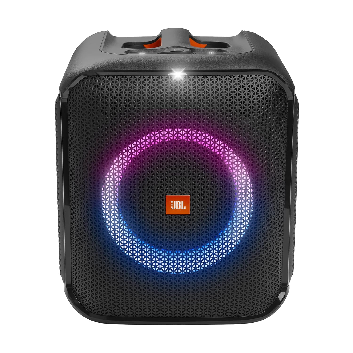 JBL Partybox Encore Essential | Portable Bluetooth Party Speaker | 100W Monstrous Pro Sound | Dynamic Light Show | Upto 6Hrs Playtime | Built-in Powerbank | Mic Support PartyBox App (Black)