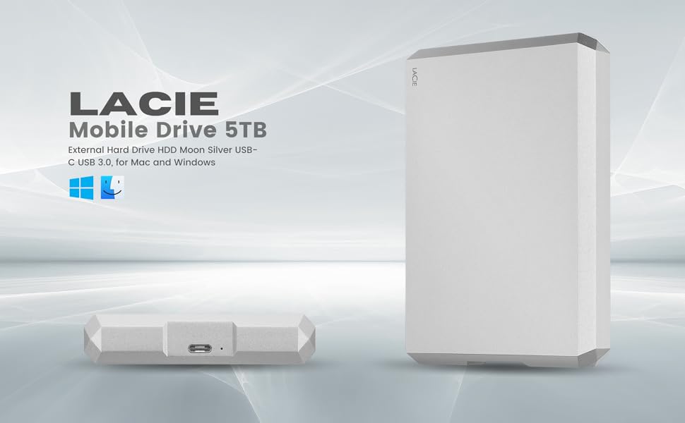 LaCie-Mobile-Drive-5TB-External-Hard-Drive-HDD-Moon-Silver-USB-C-USB-30-for-Mac-