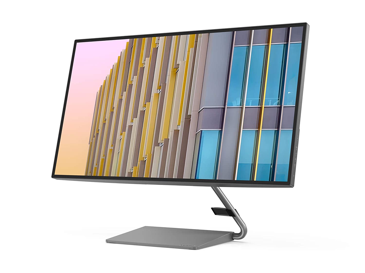 Lenovo Q-Series - Q27H-10, 27 Inch (68.6Cm) 2560 X 1440 Pixels 2K Qhd IPS Ultraslim Monitor Grey