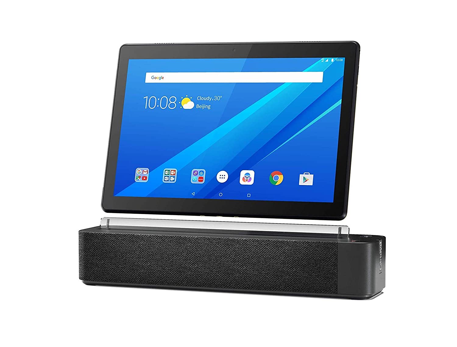 Lenovo Smart Bluetooth, Wi-Fi Tab M10 with Alexa Speaker Dock  Slate Black)