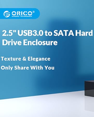 ORICO-SATA-to-USB-30-External-Hard-Drive-Enclosure-for-25-HDD-and-SSD-Below-95mm