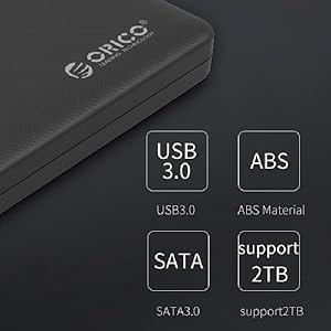 Orico-2563cm-USB-30-HDD-Enclosure-Case-Cover-for-SATA-SSD-HDD-SATA-SSD-HDD-Enclo