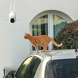 PHILIPS-Outdoor-Weatherproof-WiFi-CCTV-Camera-for-Home-Pan-Tilt-Zoom-Color-Night