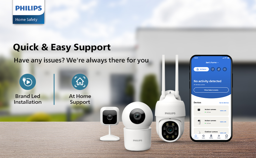 PHILIPS-Outdoor-Weatherproof-WiFi-CCTV-Camera-for-Home-Pan-Tilt-Zoom-Color-Night