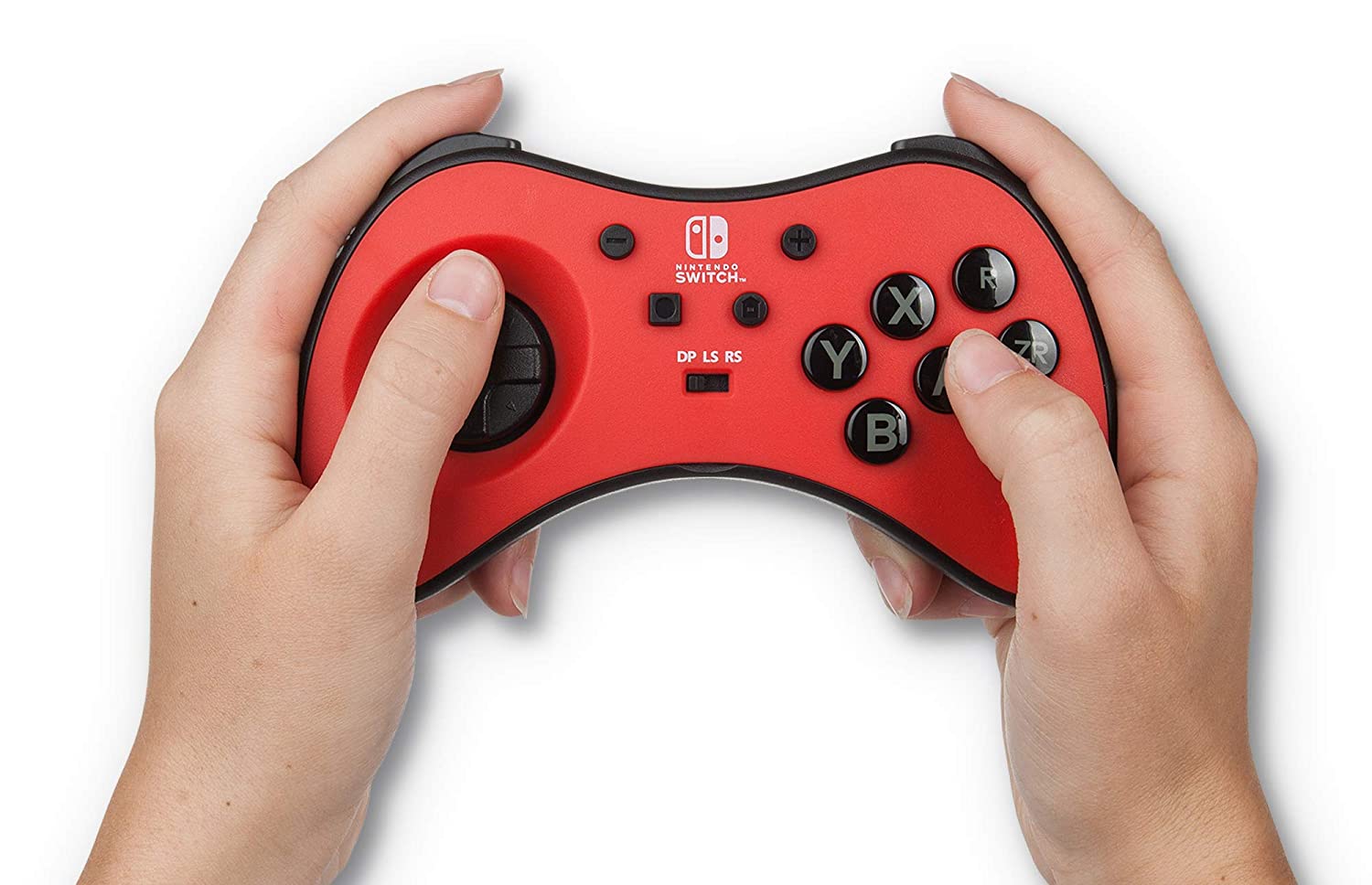 PowerA FUSION Wired FightPad Gaming Controller for Nintendo Switch, Red (Officially Licensed)