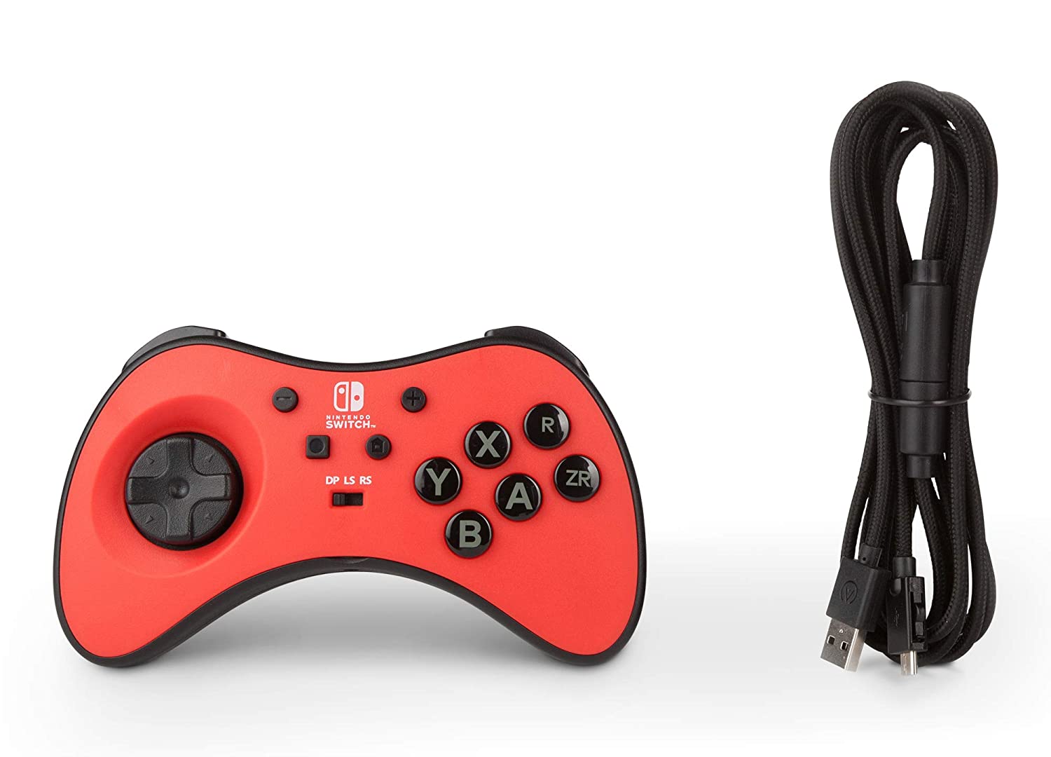 PowerA FUSION Wired FightPad Gaming Controller for Nintendo Switch, Red (Officially Licensed)