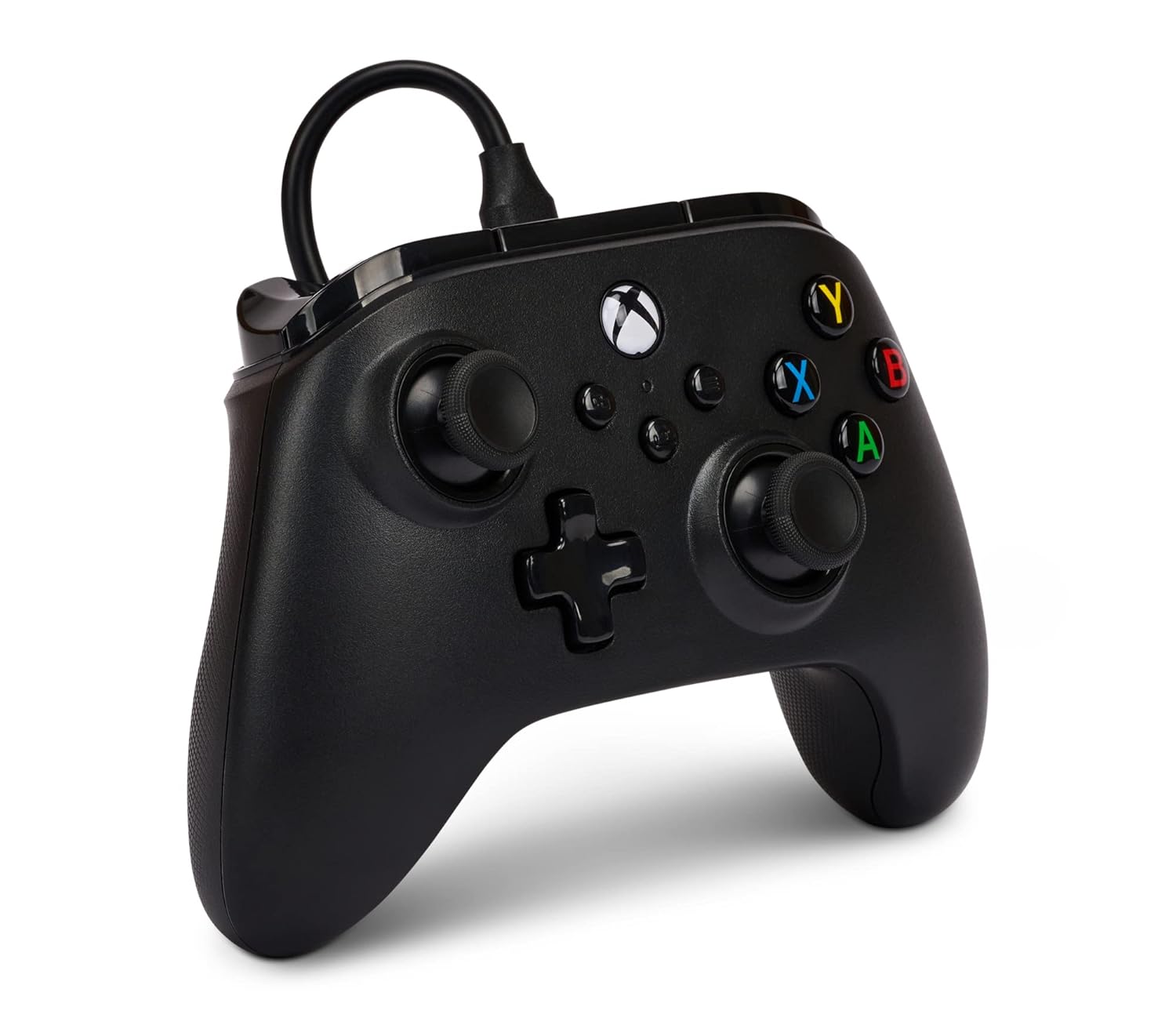 PowerA Nano Enhanced Wired Gaming Controller for Xbox Series X/S, Xbox One, PC, Windows 10/11, compact and smaller than standard Xbox controllers, Black (Officially Licensed)