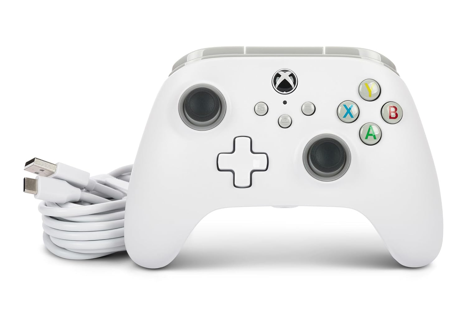 PowerA Wired Gaming Controller for Xbox Series X/S, Xbox One, PC, Windows 10/11, White (Officially Licensed)