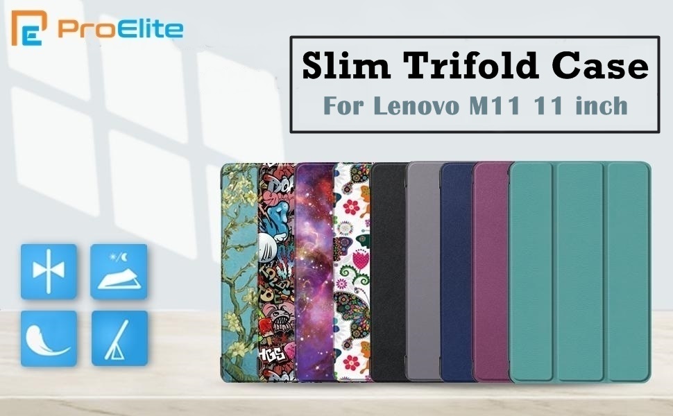 ProElite-Cover-for-Lenovo-Tab-M11-11-Case-Cover-Trifold-Flip-Case-Cover-for-Leno