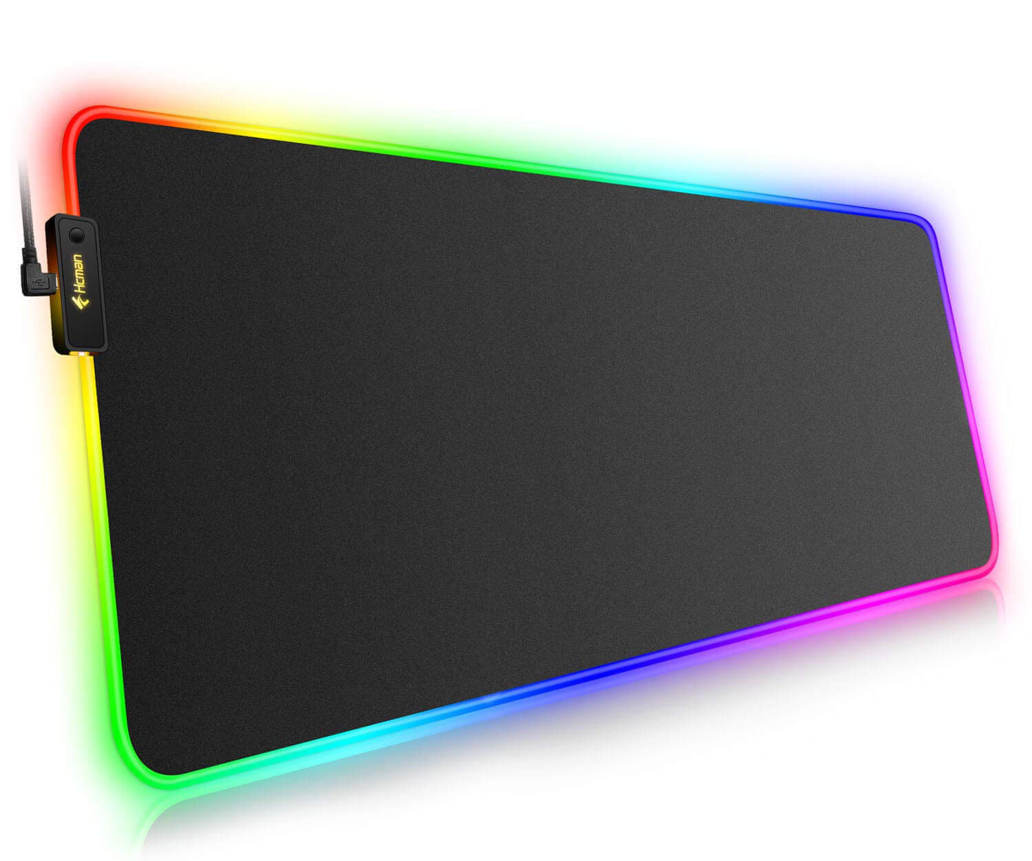 RGB Gaming Mouse Pad Mat Large Thick 800×300×4mm Hcman XXL Extended Led Mousepad 