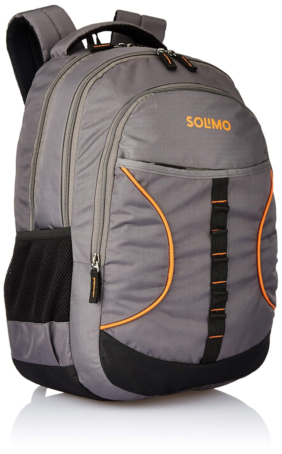 Solimo Urban Laptop Backpack for 15.6-inch Laptops (29 litres,Grey)