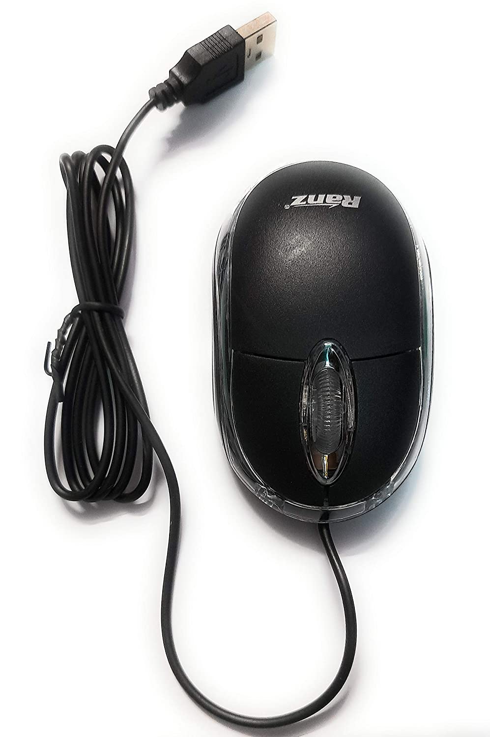 Ranz X1000 Wired Mouse (Black/Grey)