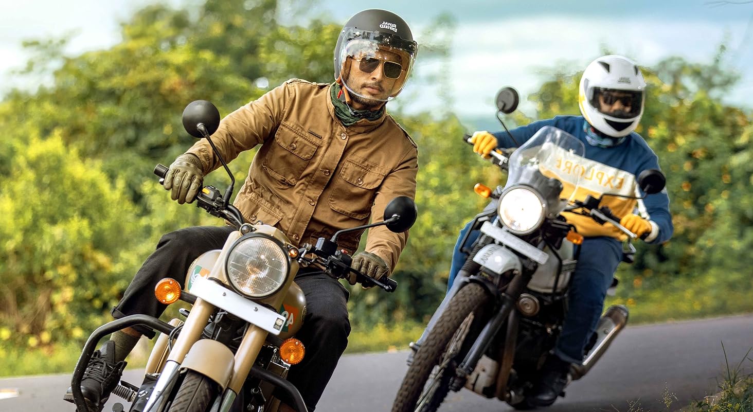 Royal-Enfield-DS-Escapade-ISI-Certified-Full-Face-Riding-Helmet-White-Red-L-58-C