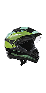 Royal-Enfield-DS-Escapade-ISI-Certified-Full-Face-Riding-Helmet-White-Red-L-58-C