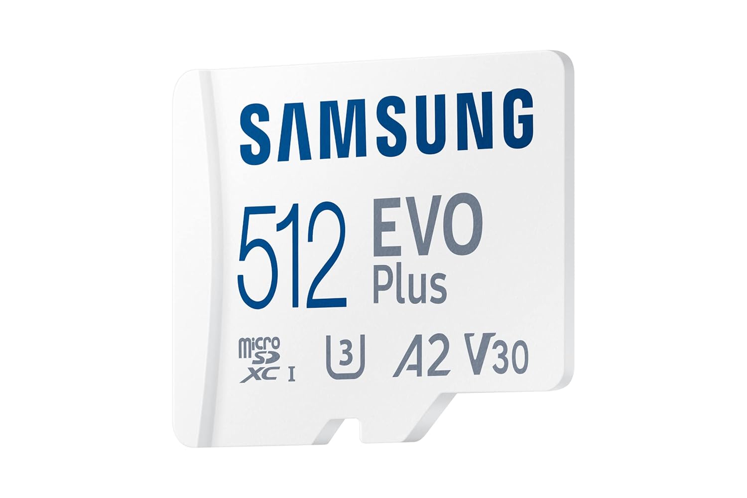 Samsung EVO Plus 512GB microSDXC UHS-I U3-130MB/s Full HD & 4K UHD Memory Card with Adapter (MB-MC512KA)