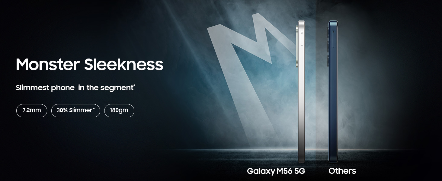 Samsung-Galaxy-M56-5G-Mobile-Light-Green8GB-RAM128GB-Storage-Segments-SlimmestGo