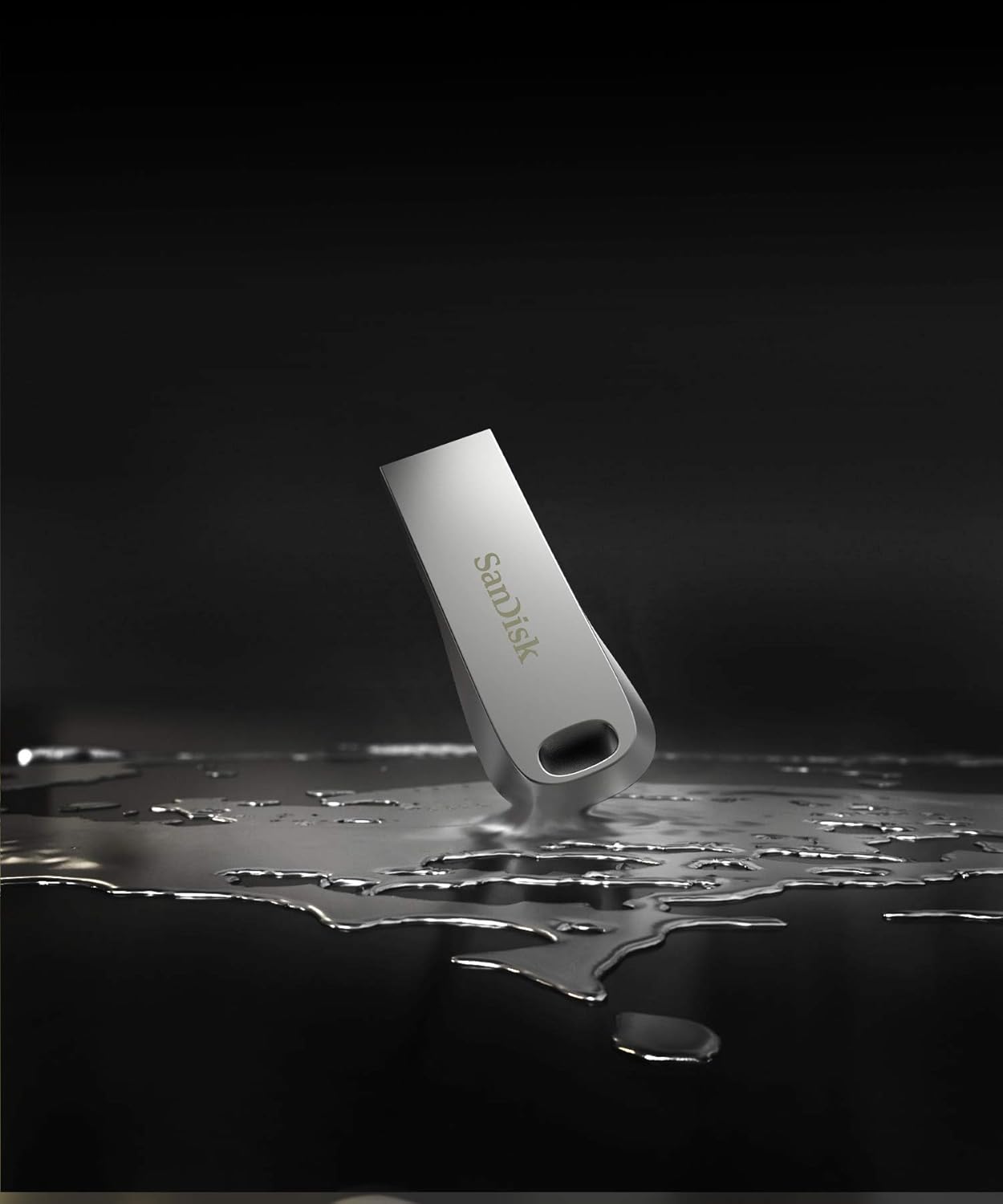 SanDisk Ultra Luxe USB 3.1 Flash Drive 32GB, Upto 150MB/s, All Metal, Metallic Silver