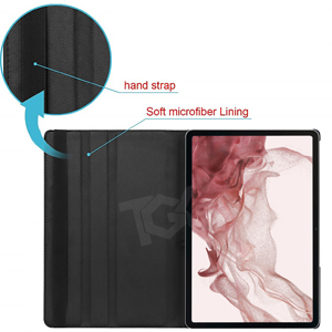 TGK-Rotating-Cover-for-Samsung-Galaxy-Tab-S8-124-inch-Leather-Flip-Case-Cover-Bl