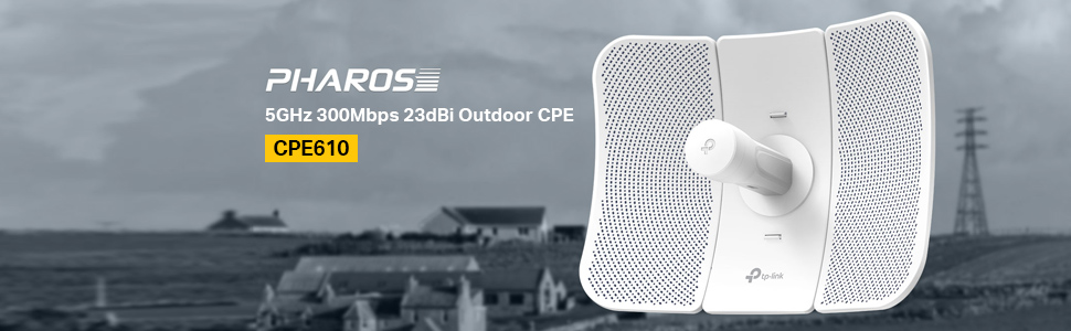 TP-Link-CPE610-High-Power-Outdoor-CPEAccess-Point-5GHz-300Mbps-80211NA-Dual-Pola