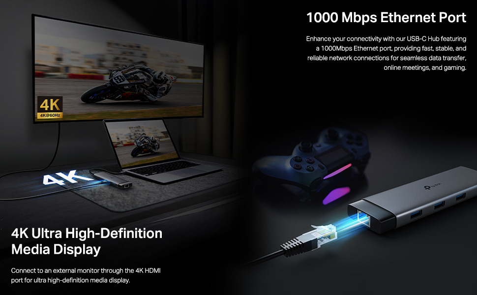 TP-Link-UH9120C-USB-Type-C-9-in-1-HubMultiport-USB-C-Adapter-Dongle-Docking-Stat