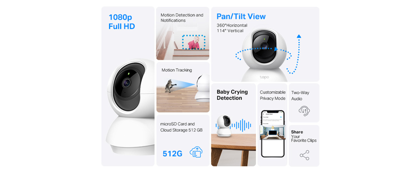 Tapo-TP-Link-C200-360-2MP-1080p-Full-HD-PanTilt-Home-Security-Wi-Fi-Smart-Camera