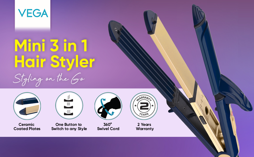 Vega-3-in-1-Mini-Hair-Styler-Mini-Hair-Straightener-Mini-Curler-Mini-Hair-Crimpe