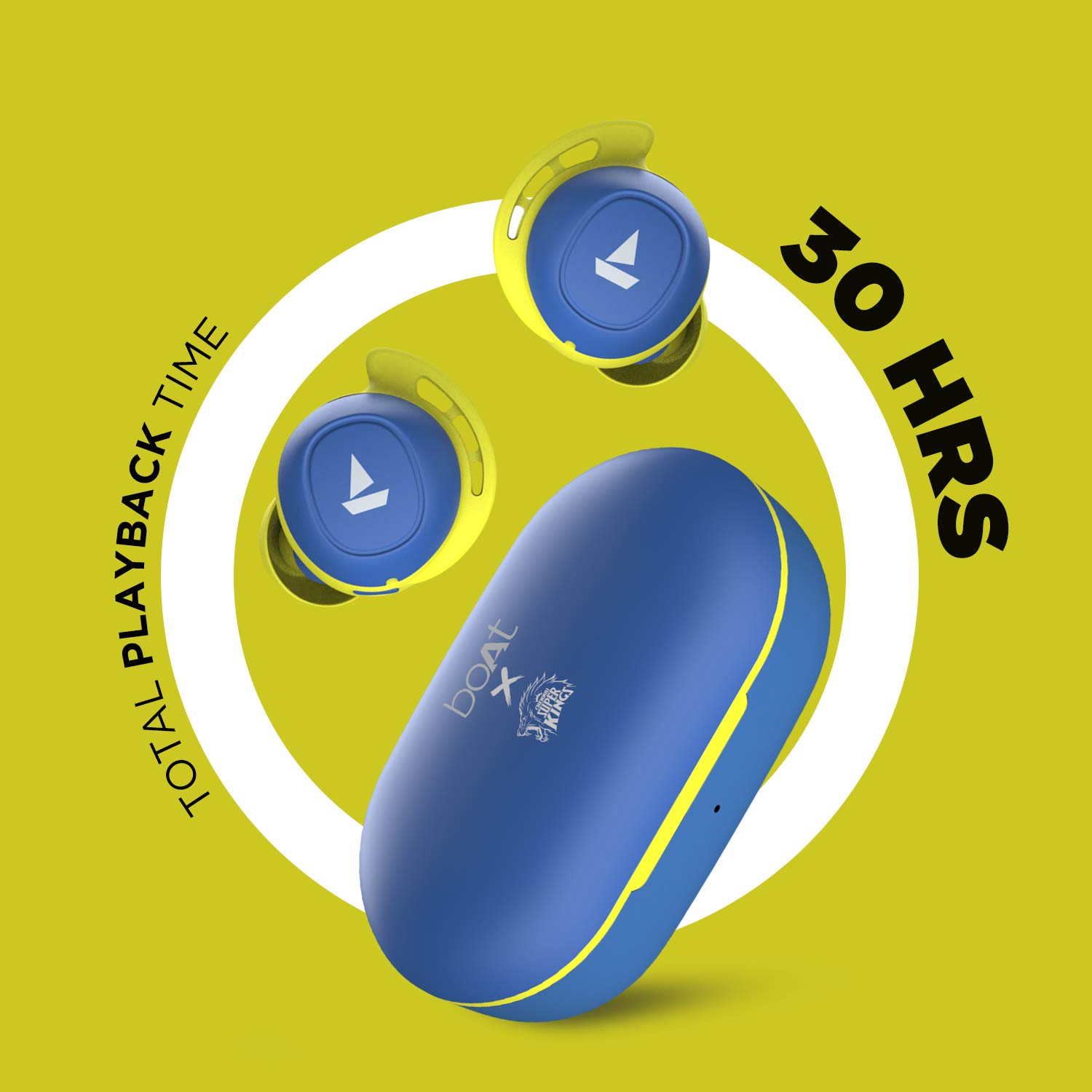 boAt Airdopes 441 MI Edition TWS Ear-Buds with Up to 35H Total Playback Type-C Port(MI Blue)