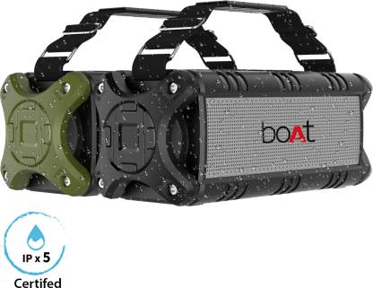 BoAt Stone 1400 30 W Bluetooth Speaker (Army Green, Stereo Channel)