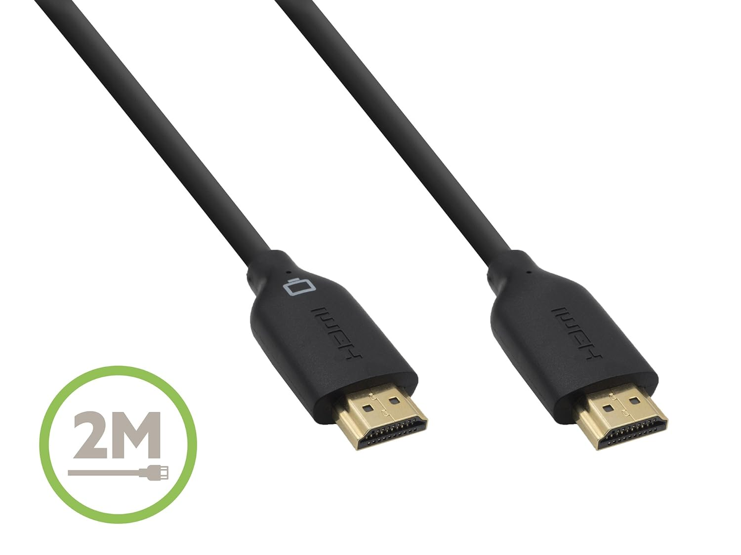 Belkin High Speed HDMI Cable 3D 4K 1080p Audio Return for Television (2 Meters Black) pack of 5 