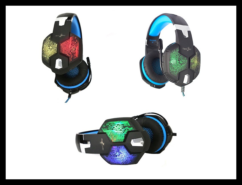 Redgear Hell Scream Professional Gaming Headphones with 7 RGB LED Colors and Vibrations(PC)