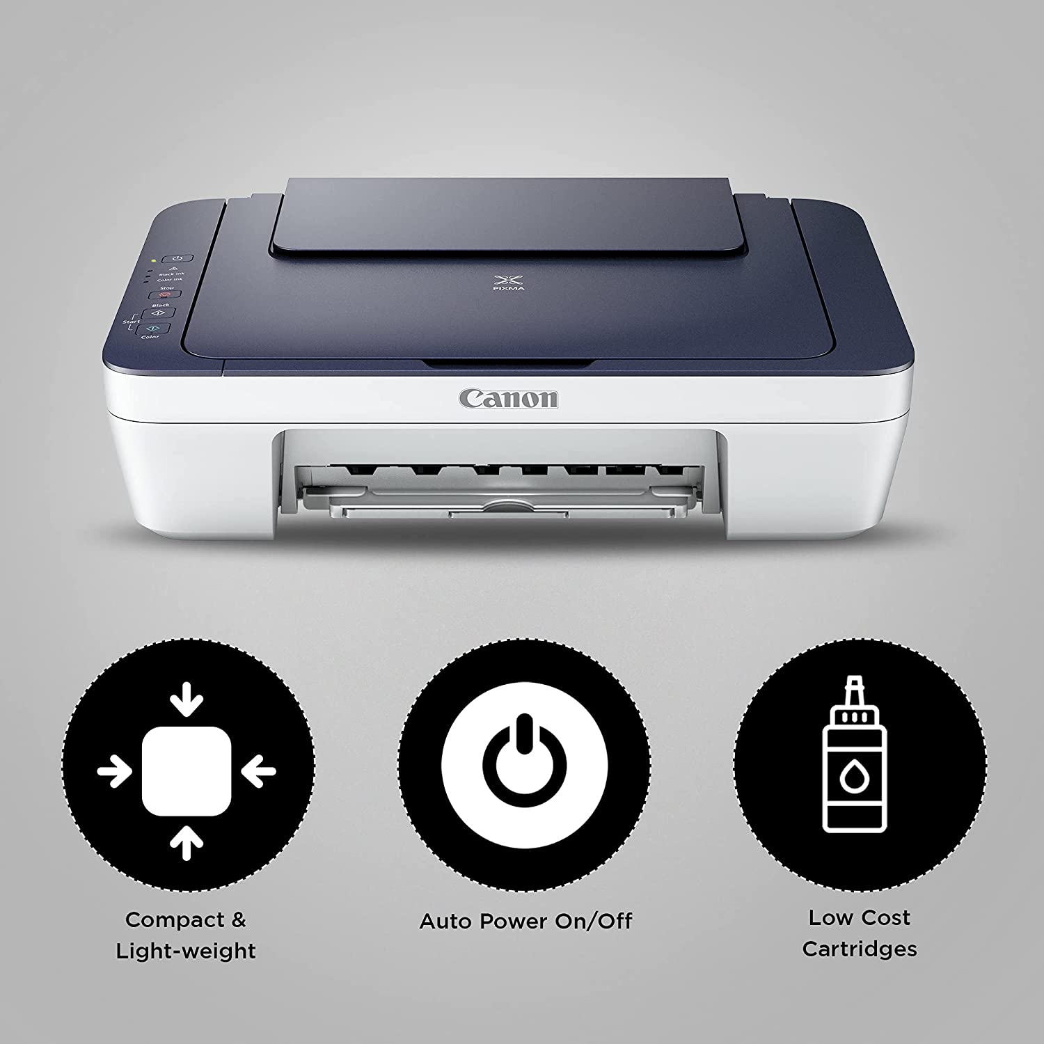 Canon PIXMA MG2577s All-in-One Inkjet Colour Printer Blue-White (Renewed, Without Cartidges)