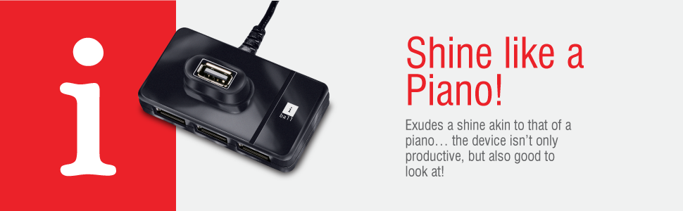iBall-Piano-423-4-Port-USB-Hub-I-Slim-and-cute-design-I-Easy-accessible-ports-on