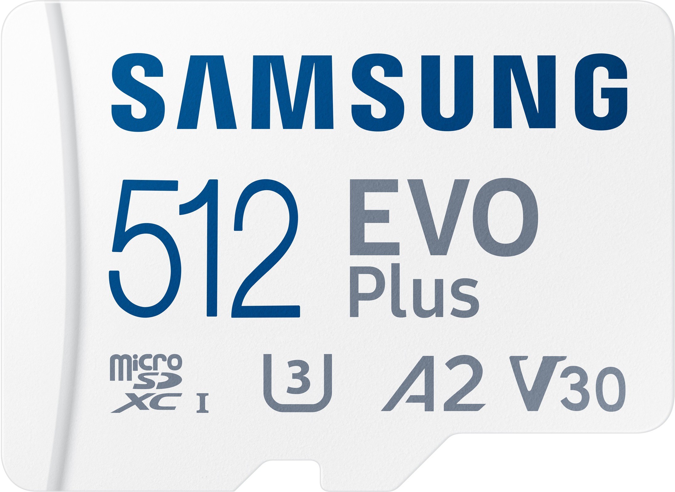 Samsung EVO Plus 512GB microSDXC UHS-I U3 130MB/s Full HD & 4K UHD Memory Card with Adapter