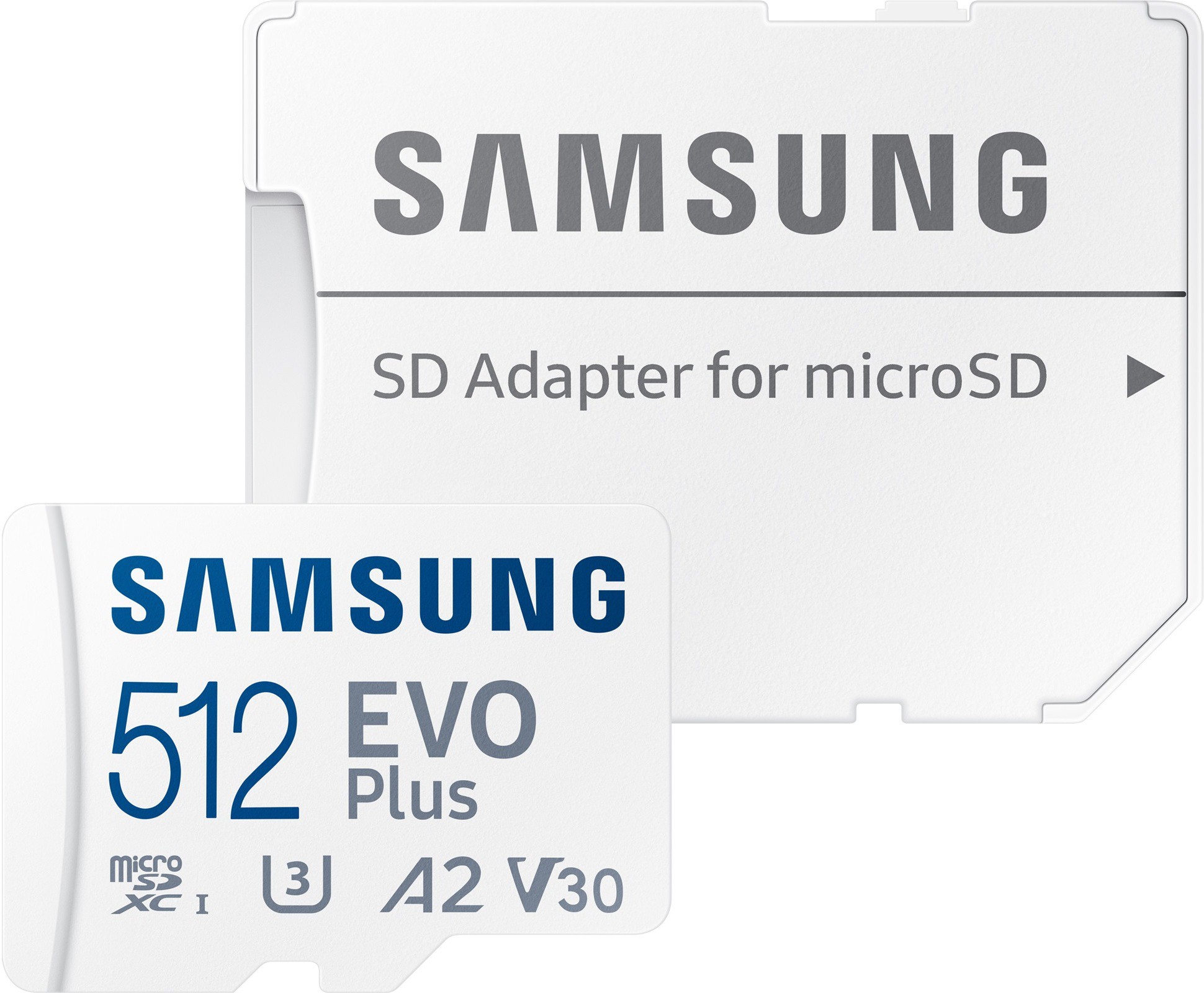 Samsung EVO Plus 512GB microSDXC UHS-I U3 130MB/s Full HD & 4K UHD Memory Card with Adapter