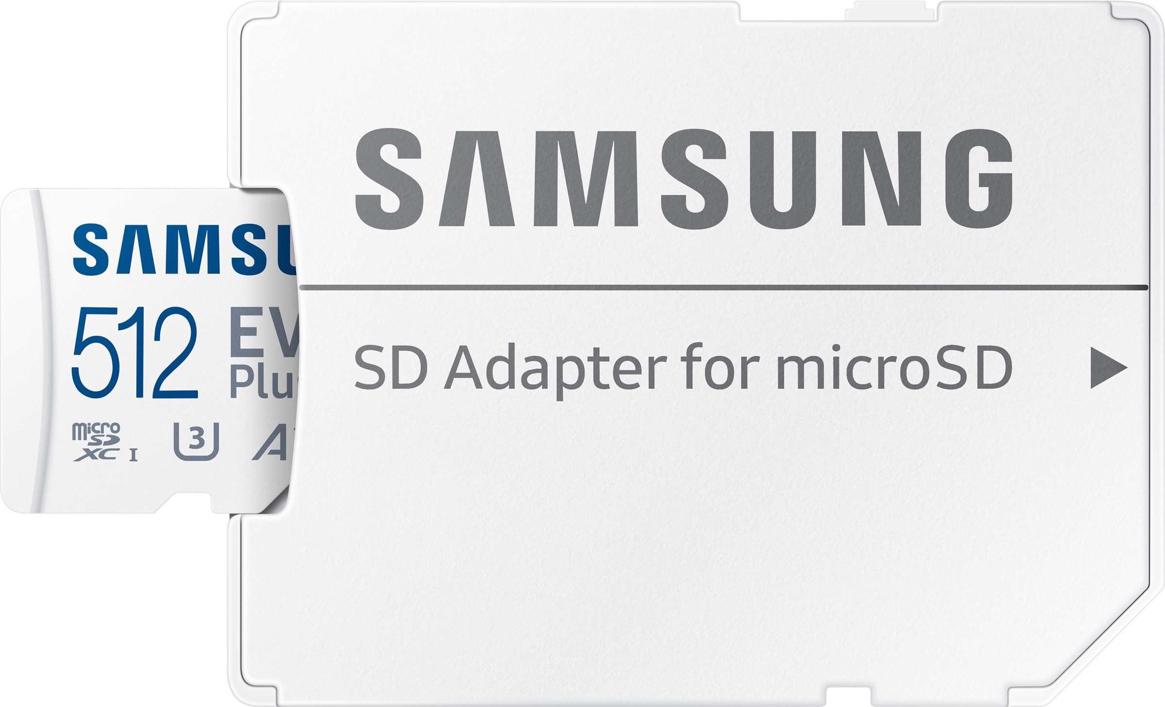 Samsung EVO Plus 512GB microSDXC UHS-I U3 130MB/s Full HD & 4K UHD Memory Card with Adapter