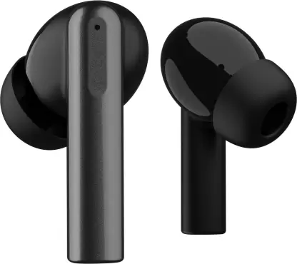  Mivi DuoPods F70 ENC with Quad Mic, 50+ Hrs Playtime Made in India Powerful Bass Bluetooth Headset (Black, True Wireless)