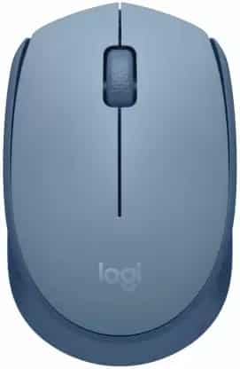  Logitech M171 Wireless Optical Mouse   (2.4GHz Wireless, Blue Grey)