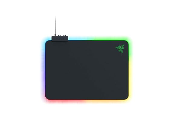 Razer Firefly V2 Micro Textured Gaming Mouse Mat with RGB Lighting Powered by Chroma Rz02-03020100-R3M1 Port