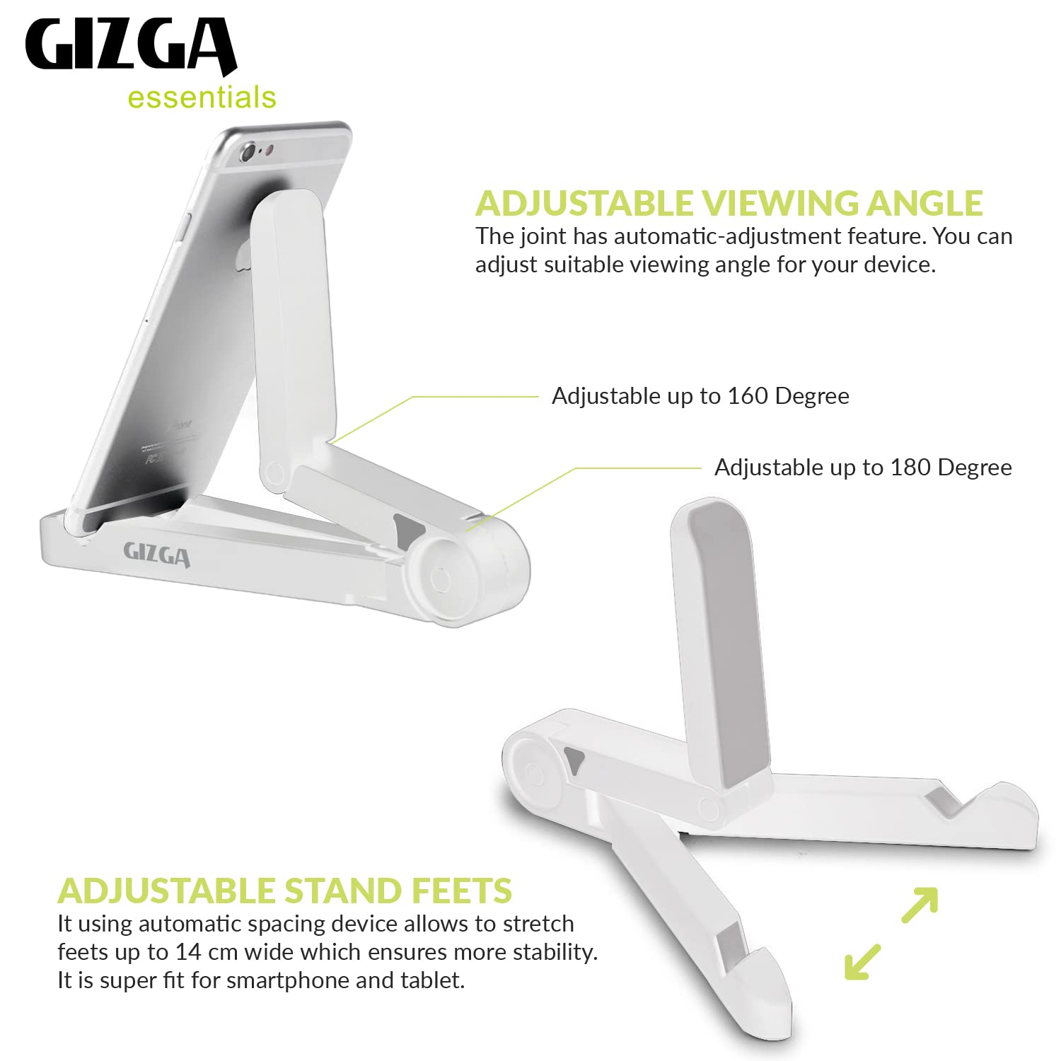 Gizga Essentials Portable Tablet Stand Mobile Holder