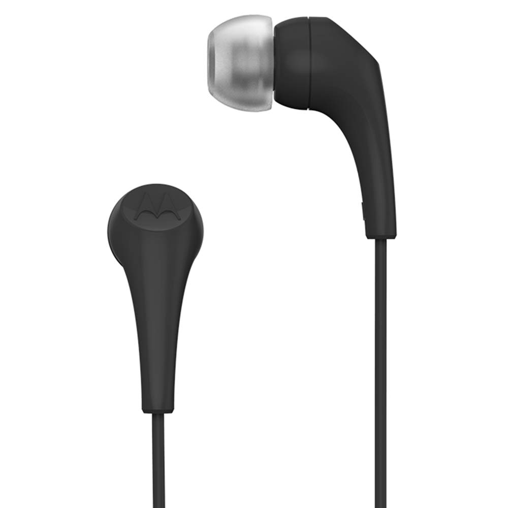 Motorola Earbuds 2 Wired in Ear Headphone with Mic (Black)