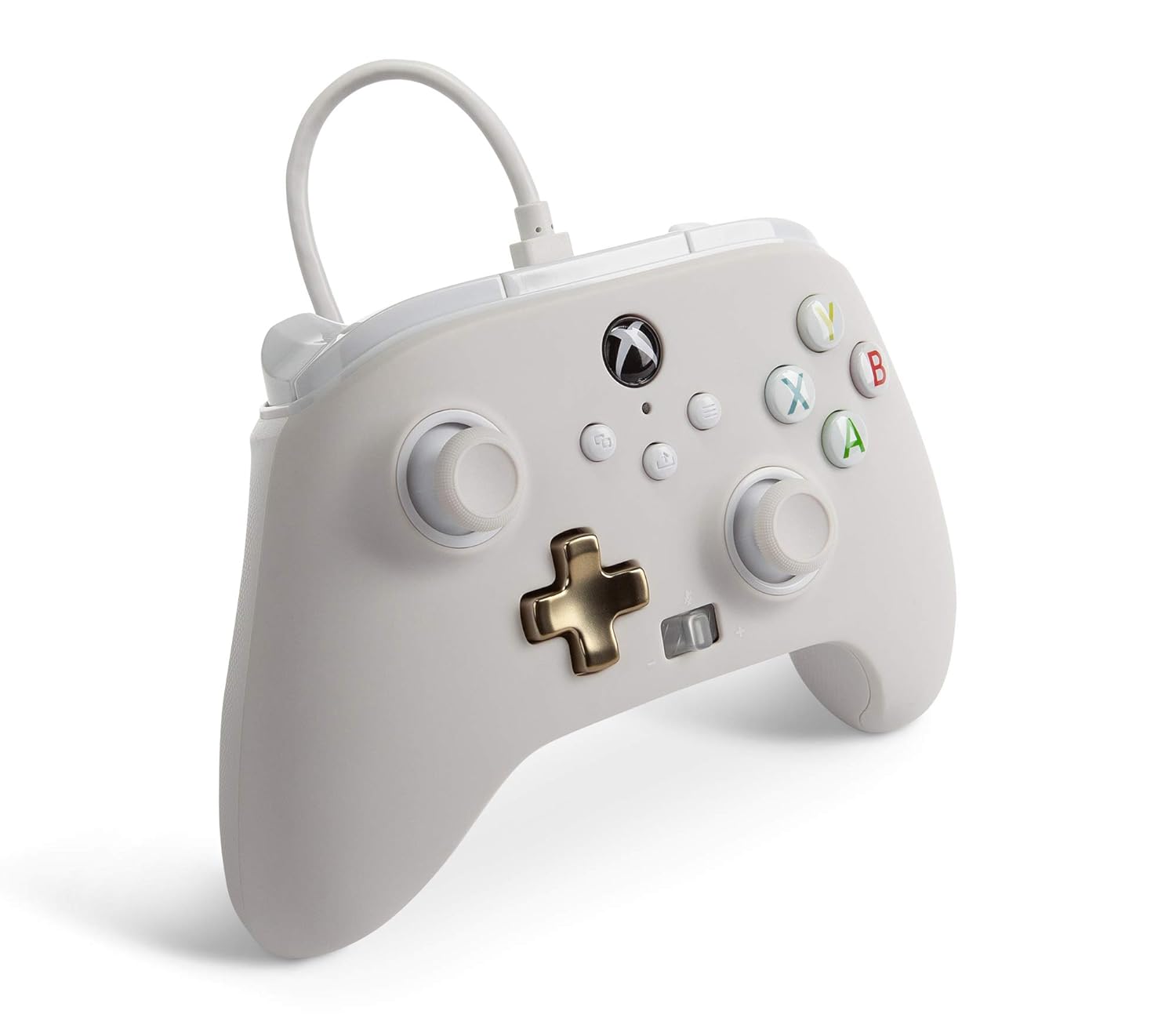 PowerA Enhanced Wired Gaming Controller for Xbox Series X/S and Xbox One, White, Mist (Officially Licensed)