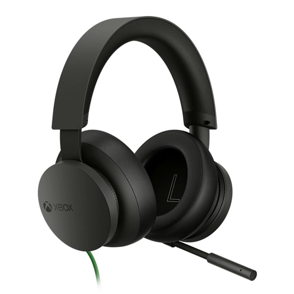 Microsoft Xbox Stereo Wired On Ear Headphones, Auxiliary (Black)