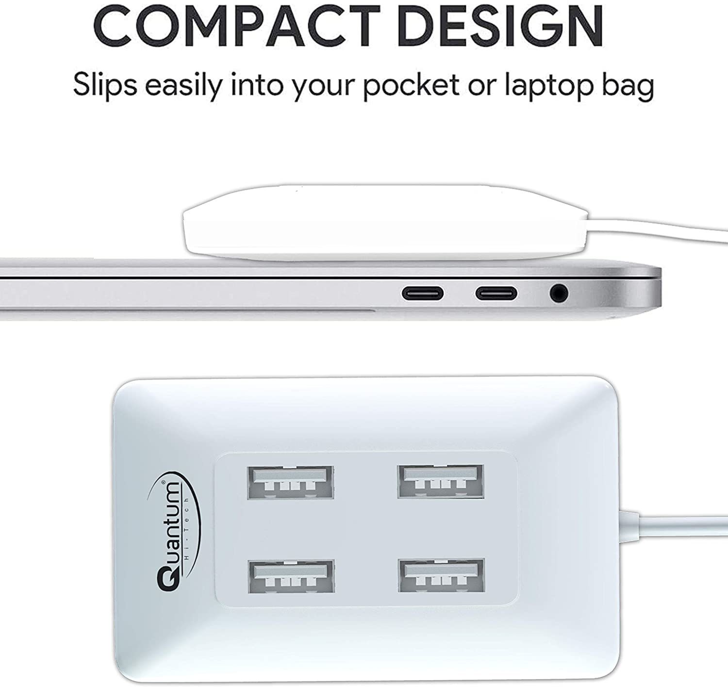 Quantum QHM6633 4 port USB hub