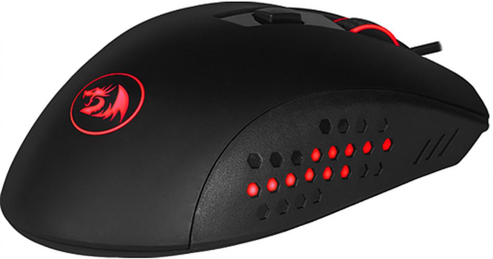 Redragon Gainer M610 Wired USB Gaming Mouse 3200 DPI/LED Lighting for Windows/Mac PC (Black)